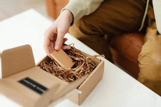 Man Opening a Gift