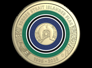 COIN PACK $2 2025 UNC AlBr COLOURED C MINTMARK 30TH Anniversary of the Torres Strait Islander Flag