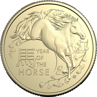 2026 $1 Uncirculated Two-Coin Set - Lunar Series - Year of the Horse