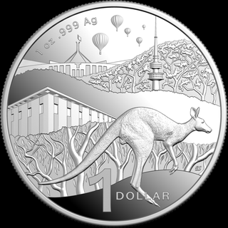 2025 $1 1oz Fine Silver Proof Coin - Kangaroo Series
