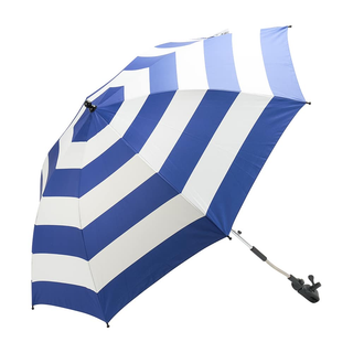 Beach Chair Umbrella - Blue Stripe