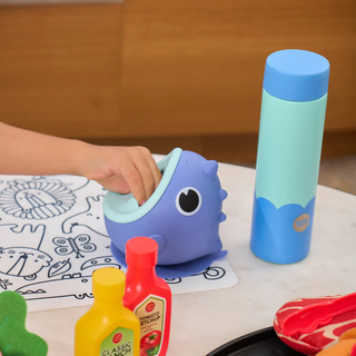 MINI BOTTLE STAINLESS STEEL AQUA BLUE