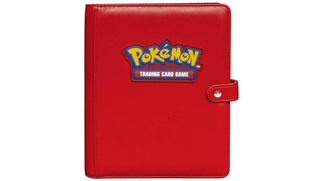 Pokemon Premium Red Snap Binder