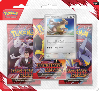 POKEMON TCG SCARLET & VIOLET 10 DESTINED RIVALS THREE BOOSTER BLISTER