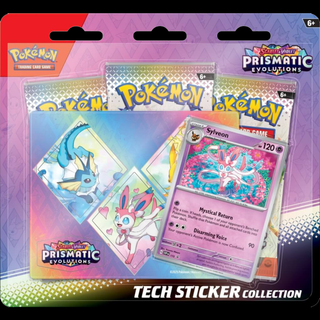 POKEMON TCG SCARLET & VIOLET 8.5 PRISMATIC TECH STICKER BLISTER