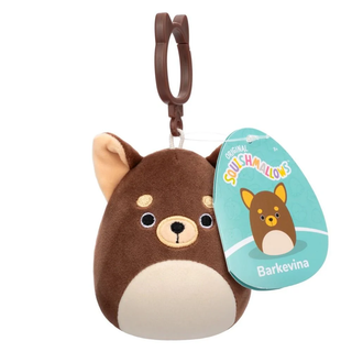 Squishmallows Barkevina The Chihuahua 3.5" Clip-On Plush