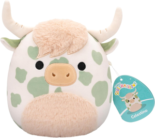 Squishmallows Celestino the Highland Cow 7.5" Plush