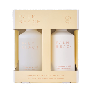 PALM BEACH WASH & LOTION SET COCONUT AND LIME