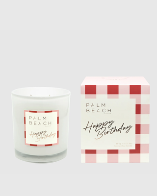 PALM BEACH CELEBRATION 350G CANDLE - HAPPY BIRTHDAY
