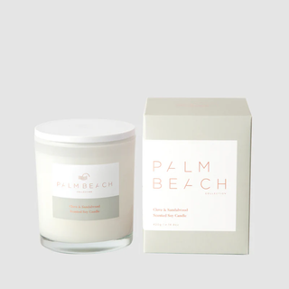 PALM BEACH CLOVE & SANDALWOOD SOY CANDLE 420G