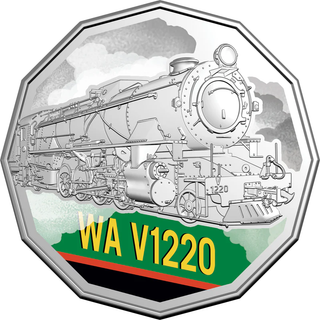 2025 50c Coloured Uncirculated Seven Coin Set - Steam Giants
