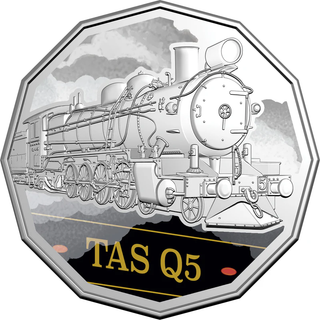 2025 50c Coloured Uncirculated Seven Coin Set - Steam Giants