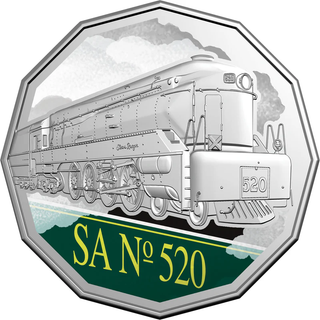 2025 50c Coloured Uncirculated Seven Coin Set - Steam Giants
