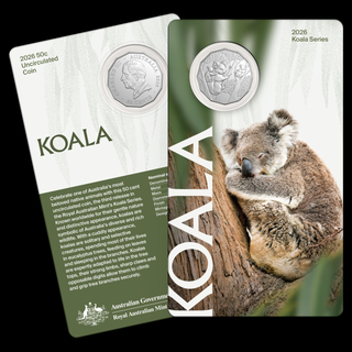 2026 50c Uncirculated Coin - Koala Series
