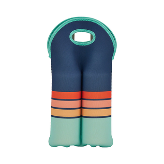 NEOPRENE DOUBLE WINE BOTTLE BAG