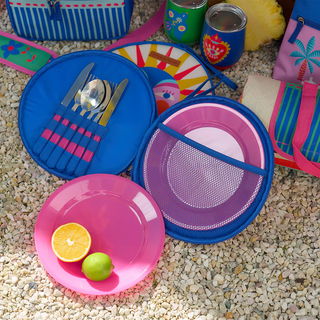 PLASTE SET PICNIC ROUND FIESTA