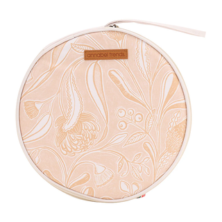 PLATE SET PICNIC ROUND NATIVES TAN